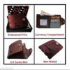 Vinsage Stylish Mens Brown Two Fold Wallet